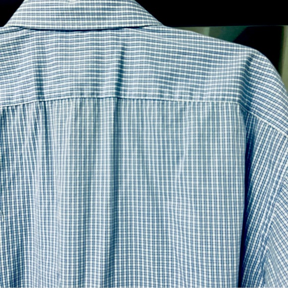 2 Ben Sherman Long Sleeve Button Down Shirts Size XL Blue & White Stripe - Picture 12 of 16